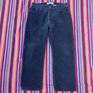 Vintage Black levi corduroy 559 relaxed fit pants